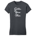 thumbnail image 1 of Golden Retriever Mom - Script - Women's Fitted T-Shirt, 1 of 2