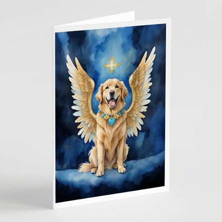 Golden Retriever My Angel Greeting Cards Pack of 8 7 in x 5 in