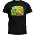 thumbnail image 1 of Golden Retriever Neon Black Light Adult T-Shirt, 1 of 1