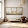 thumbnail image 1 of Golden Retriever Nursery Print Dog Family Portrait Dog Nursery Decor Dog Wall Art with Dogs Set 3 Stretched Canvas 8x12, 1 of 3