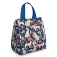 thumbnail image 1 of Golden Retriever and Pioneer Flower Insulated Lunch Bag for Women & Adults,Large Portable Soft Cooler Lunch Bag,Thermal Food Storage Tote with Pearl Cotton,8.66L,8.75x5.75x9.5 Inch, 1 of 6