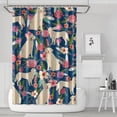 thumbnail image 1 of Golden Retriever and Pioneer Flower Shower Curtain 72"x72" ,Bathroom Decorative Shower Curtains Set with 12 Hooks,Modern Waterproof Washable Shower Curtain, 1 of 6