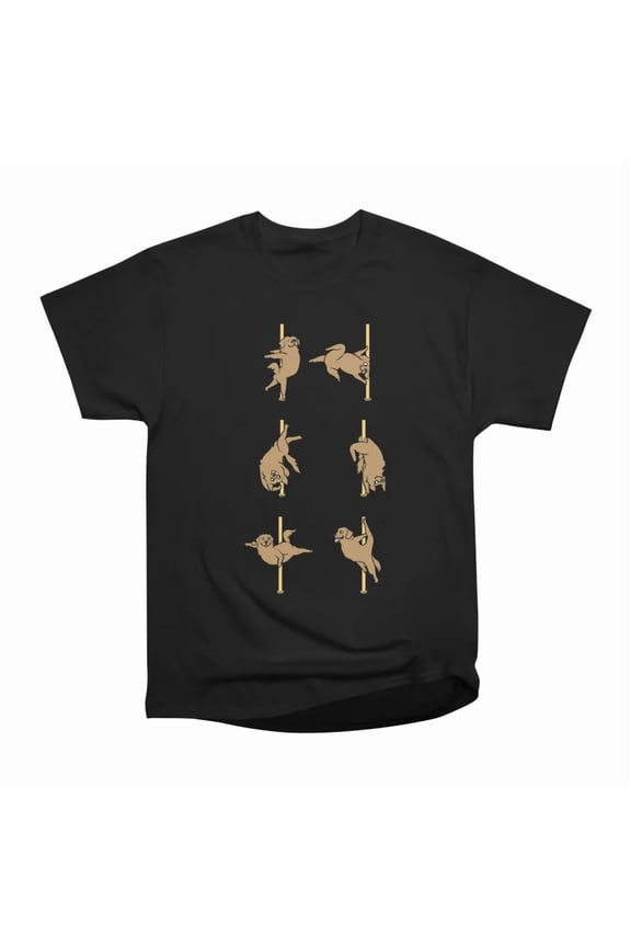 Golden Retriever Pole Dancing Club T-Shirt Tee Gift For Him Merch For Her Apparel For Frie