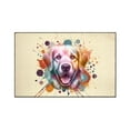 thumbnail image 1 of Golden Retriever Portrait Watercolor Vintage Retro Styles Indoor Rug Goldens Dog Lover Gifts Idea Carpet Living Bed Room Sofa Home Decor - 00001, 1 of 5