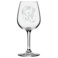 thumbnail image 1 of Golden Retriever Puppy Dog Themed Etched All Purpose 12.75oz Libbey Wine Glass, 1 of 1