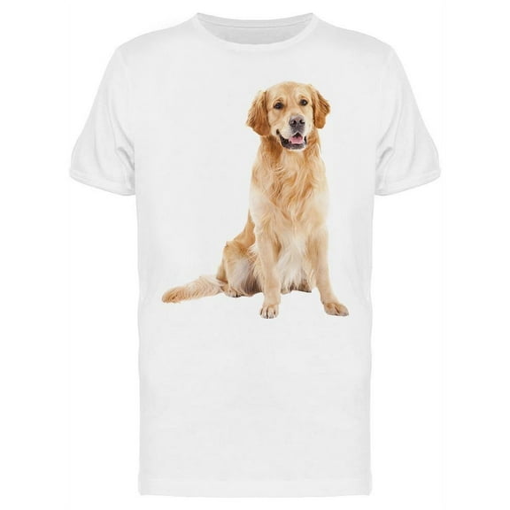 Golden Retriever Purebred T-Shirt Men -Image by Shutterstock, Male Small