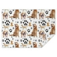 thumbnail image 1 of Golden Retriever Rectangle Tablecloth 60"x84",Waterproof Polyester Rectangle Table Cloth, Wipeable Spillproof Polyester Tablecloth for Dining, Camping, Indoor and Outdoor, 1 of 5