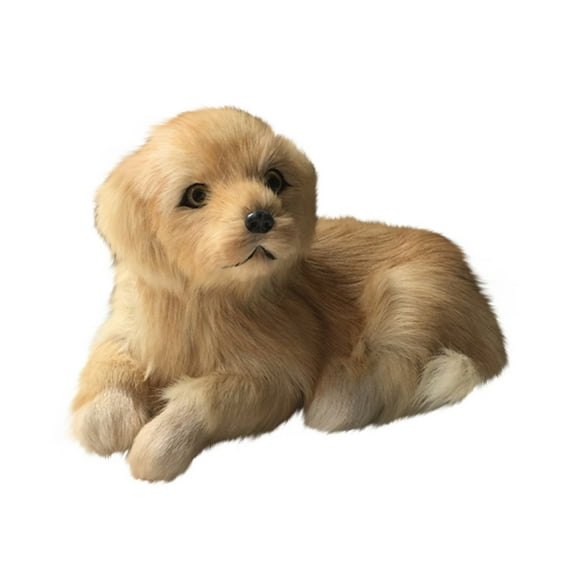 Golden Retriever Simulation Model Toy - Realistic Dog Figurine for Kids and Pet Lovers - Perfect for Pretend Play, Collecting, or as a Gift