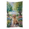 thumbnail image 1 of Golden Retriever Spring Path Kitchen Towel, 1 of 5