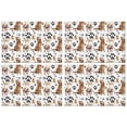 thumbnail image 1 of Golden Retriever Summer Placemats Table Placemats Set Of 4-Linen Kitchen Washable Placemats Table Mats 11.8"x17.7"Non-Slip Heat Resistant, 1 of 6