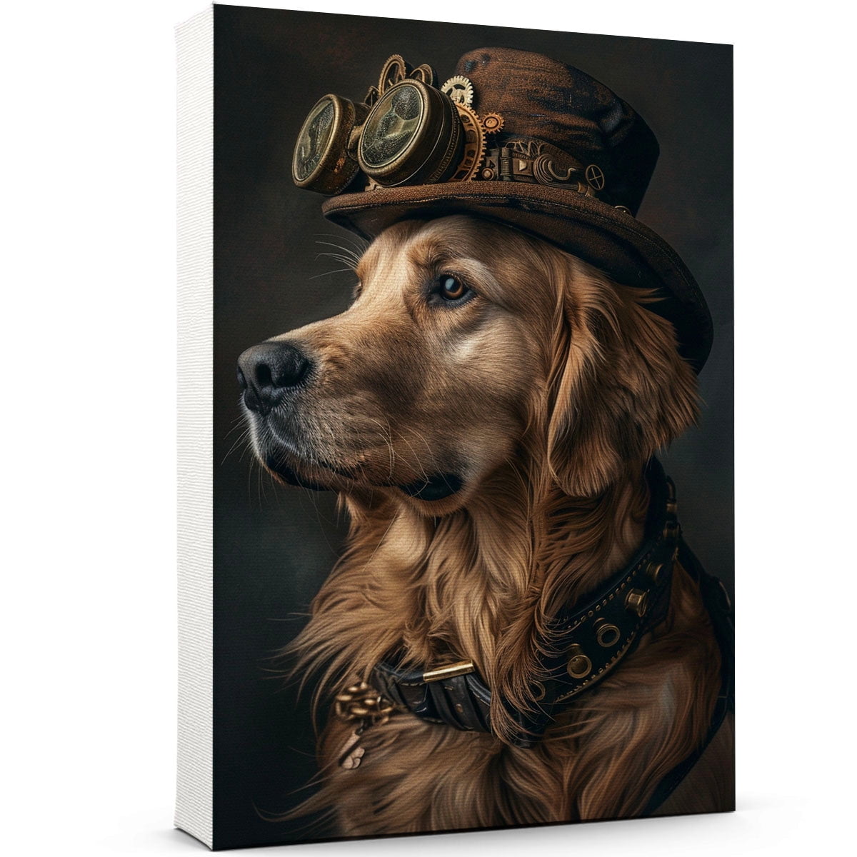 Golden Retriever Wall Art Dog Canvas Paintting Wall Art Vintage Dog ...