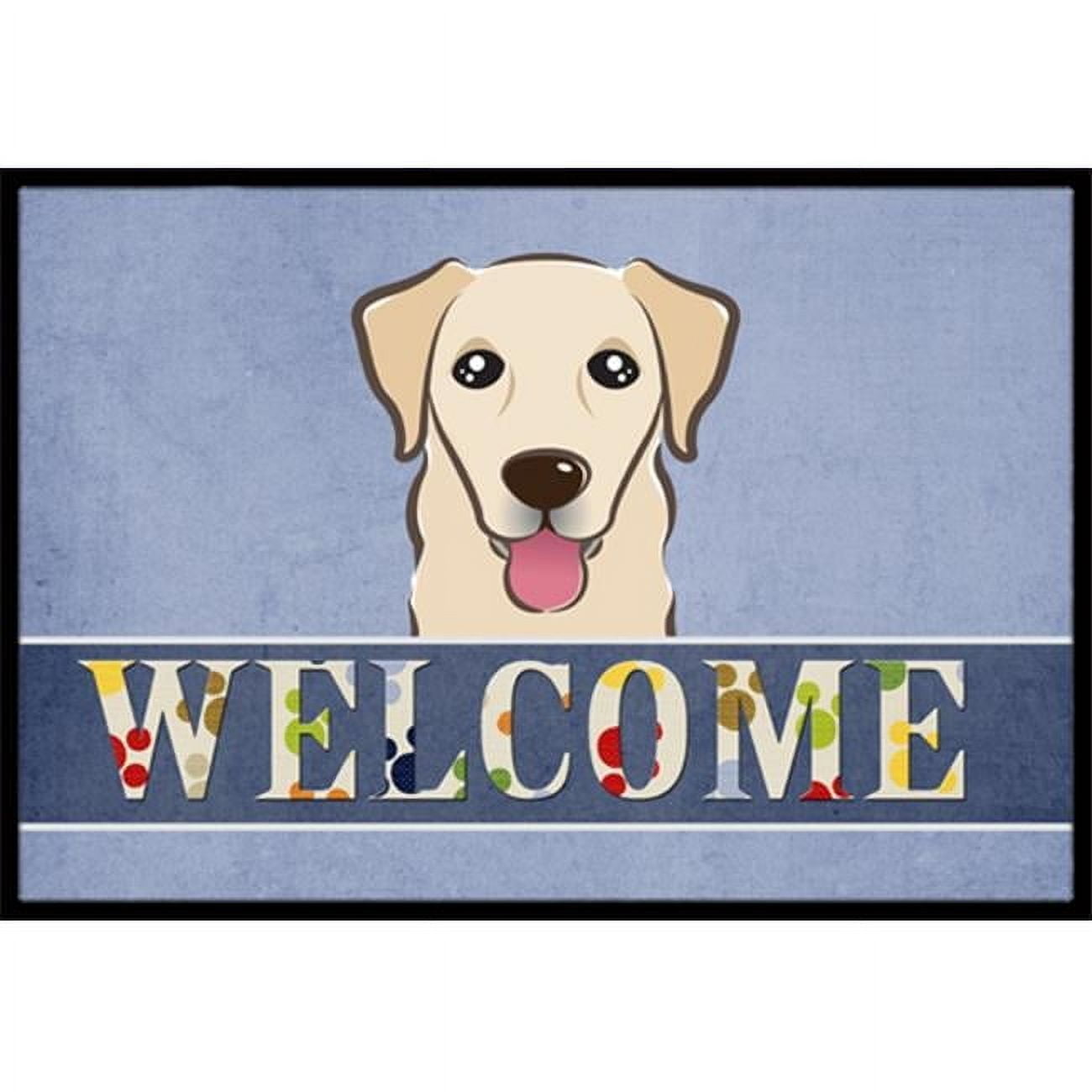 Golden retriever welcome indoor outdoor mat 18 x 27 in walmart
