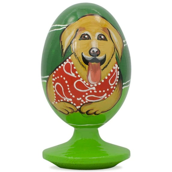 Golden Retriever Wooden Figurine