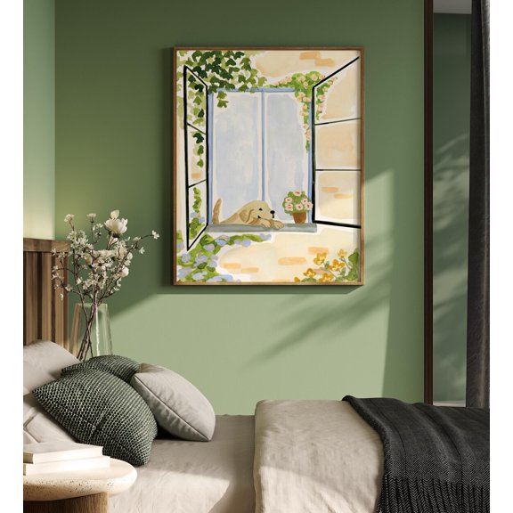 Golden Retriever Yellow Lab Art