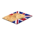 thumbnail image 1 of "Golden Retriever with English Union Jack British Flag Mouse Pad Hot Pad or Trivet", 1 of 1