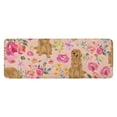thumbnail image 1 of Golden Retriever with Flowers Kitchen Rug Mat,Kitchen Runner Rugs Non Skid Washable,Decorative Kitchen Floor Mats for Kitchen,Sink,Laundry,17"x47.2", 1 of 7