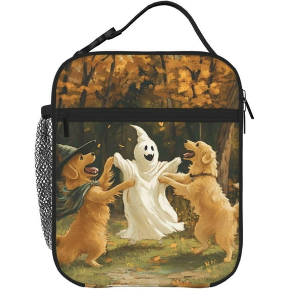 Golden Retrievers Lunch Box Insulated for Women Men Detachable Handle Lunchbox Meal Tote Bag 10"Lx 8"Wx4"H