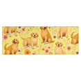 thumbnail image 1 of Golden Retrievers and Pioneer Flower Kitchen Rug Mat,Kitchen Runner Rugs Non Skid Washable,Decorative Kitchen Floor Mats for Kitchen,Sink,Laundry,17"X47", 1 of 5
