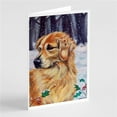 thumbnail image 1 of Golden Retriver Holly Greeting Cards & Envelopes - Pack of 8, 1 of 1