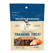 Golden Rewards Dog Training Treats with Real Chicken Recipe, 9 oz Pouch