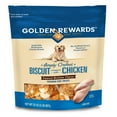 thumbnail image 1 of Golden Rewards Peanut Butter Flavor Biscuit Wrapped with Chicken Dry Biscuit Treats for Dogs, 32 oz, 1 of 11