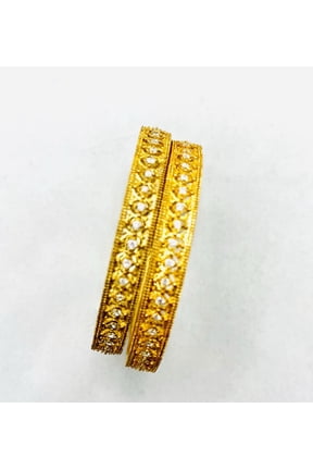 Golden Rhinestones Bangles