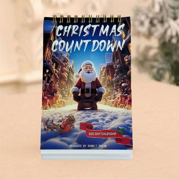 Golden Ring Countdown Calendar - 100 Day Countdown for Holiday Anticipation with Surprises and Daily Excitement for the Festive Season