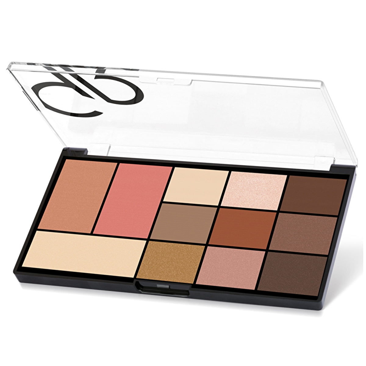 Golden Rose City Style Face and Eye Palette - 01 Warm Nude