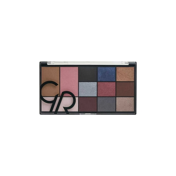 Golden Rose City Style Face and Eye Palette - 02 Smokey