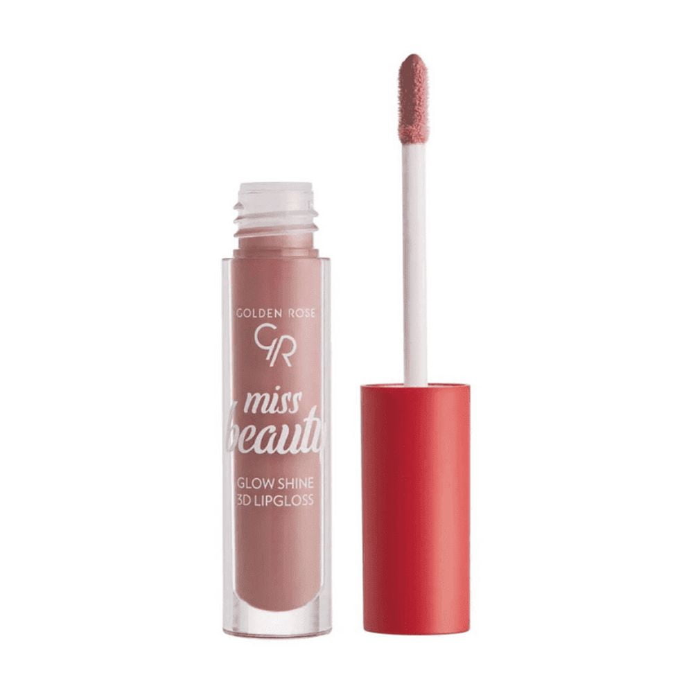 Golden Rose Miss Beauty Glow Shine 3D Lipgloss - 01 Nude Chic
