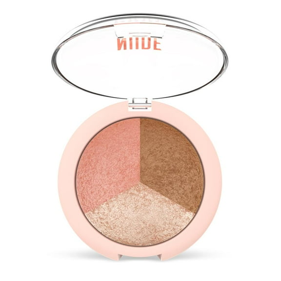 Golden Rose Nude Look Baked Trio Face Powder 60g