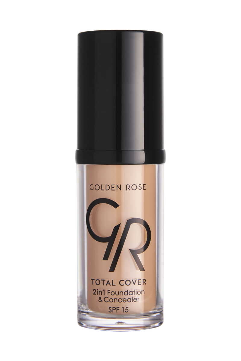 Golden Rose Total Cover 2 in 1 Foundation & Concealer - 07 Natural
