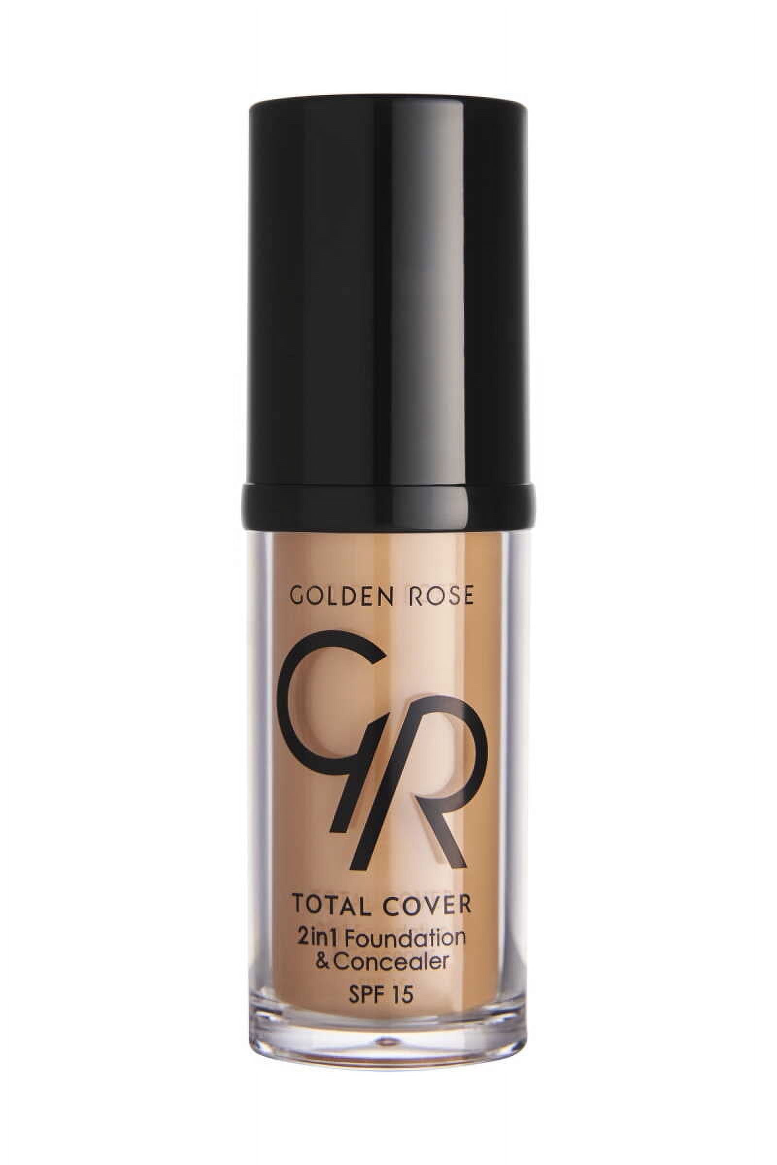Golden Rose Total Cover 2 in 1 Foundation & Concealer - 12 Light Beige
