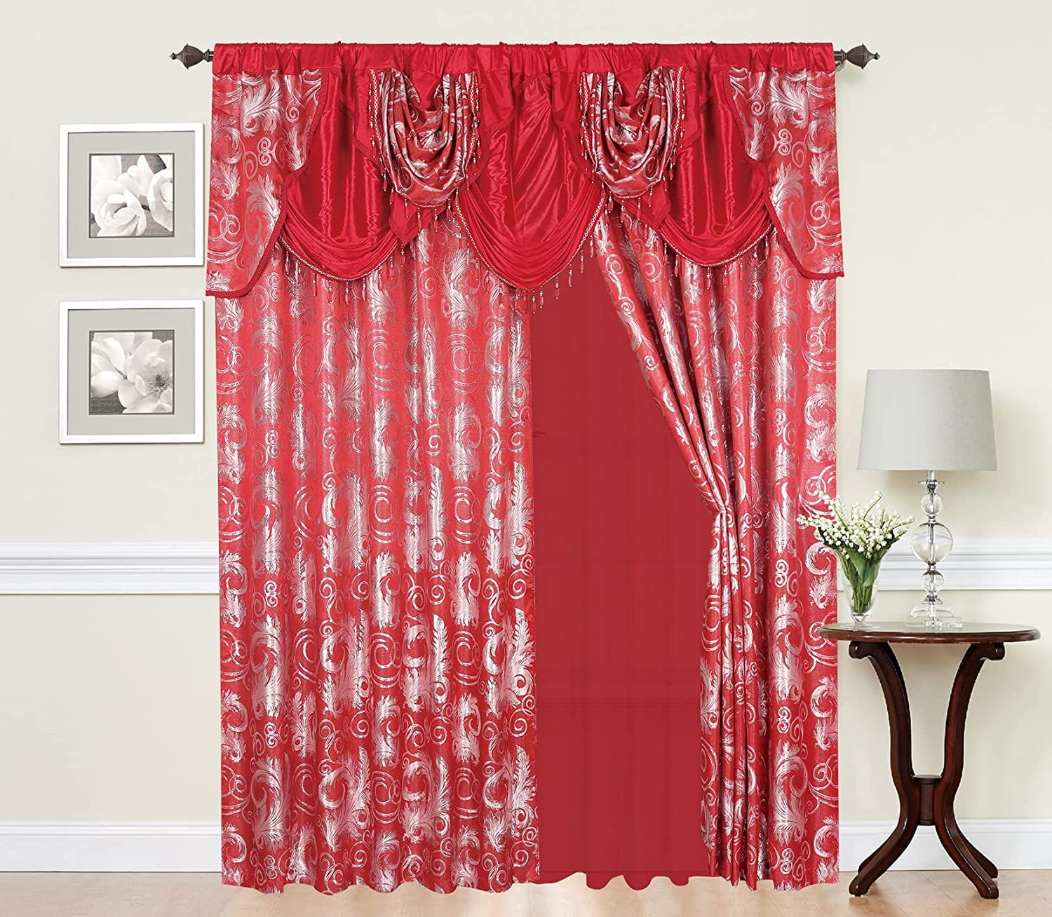 Golden Rugs Jacquard Luxury Curtain