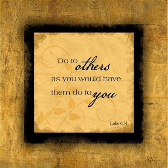 Golden Rule Canvas Art - Jennifer Pugh (24 x 24)