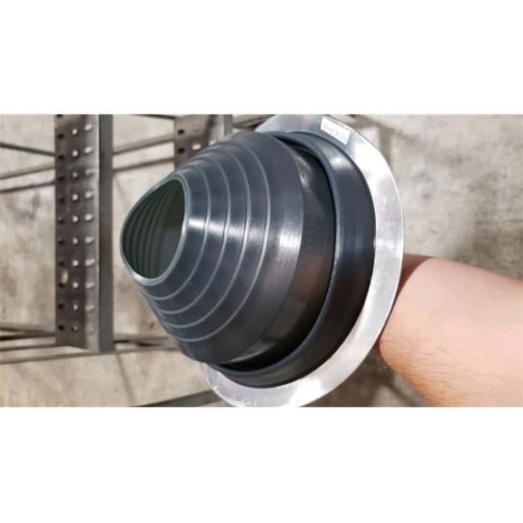 Golden Rule Fasteners PF-HTDG5 4.5-7.5 in. No.5 Round Pipe Flashing Round Base Pipe