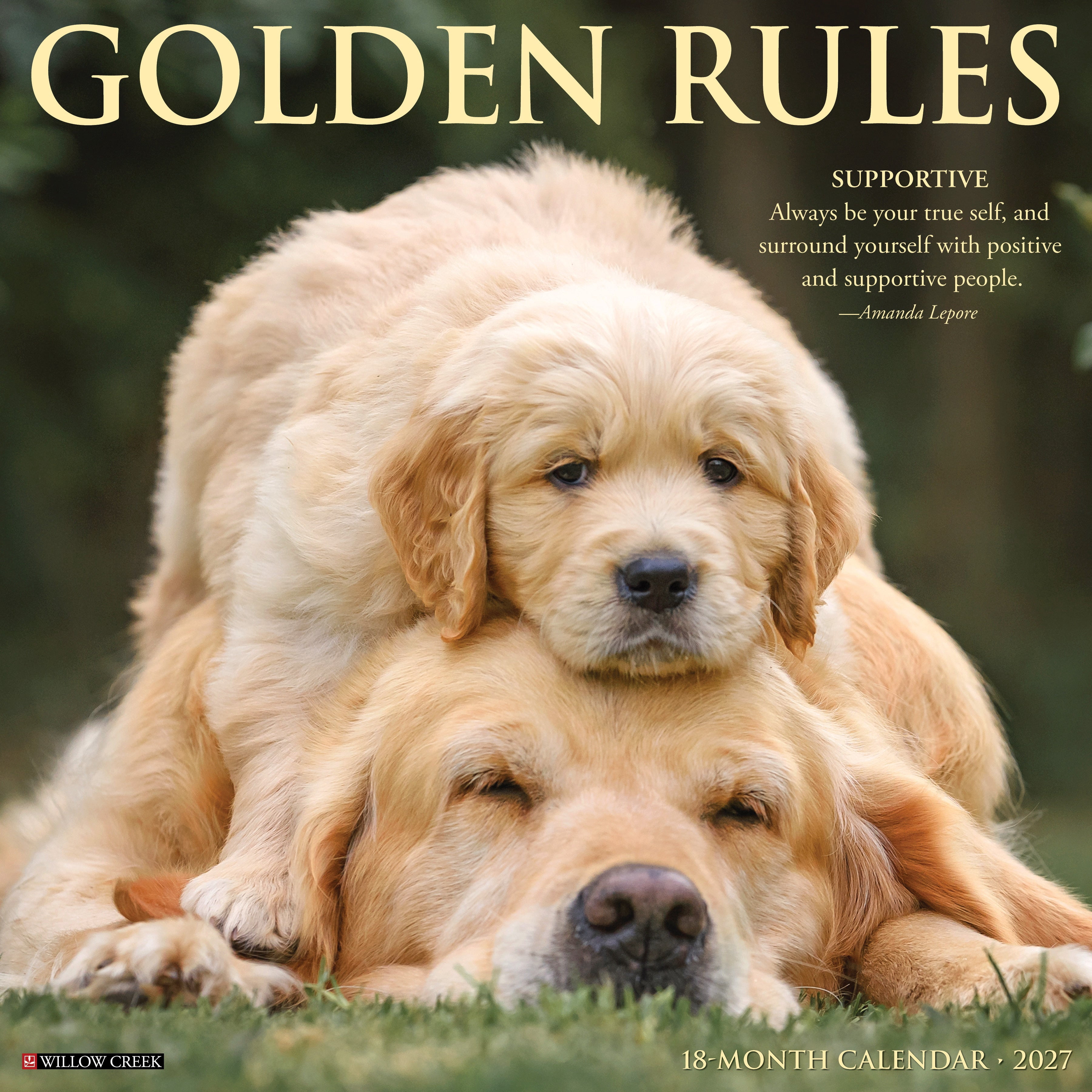 Willow Creek Press, Golden Rules 2027 Wall Calendar