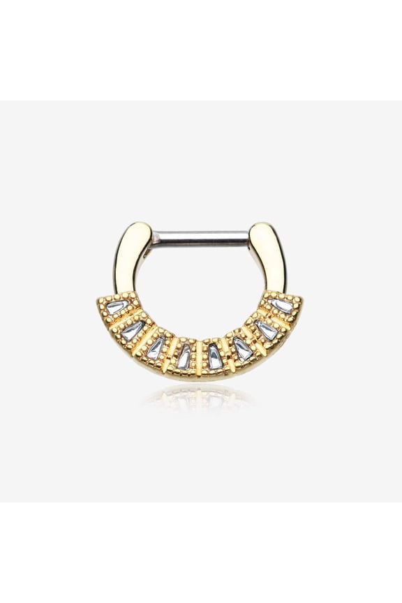 Golden Sabre Arc Septum Clicker