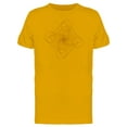 thumbnail image 1 of Golden Sacred Geometry Mandala T-Shirt Men -Image by Shutterstock, Male Small, 1 of 2
