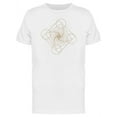 thumbnail image 1 of Golden Sacred Geometry Mandala Tee Men's -Image by Shutterstock, 1 of 2