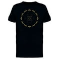 thumbnail image 1 of Golden Sacred Triangle Mandala T-Shirt Men -Image by Shutterstock, Male Large, 1 of 2