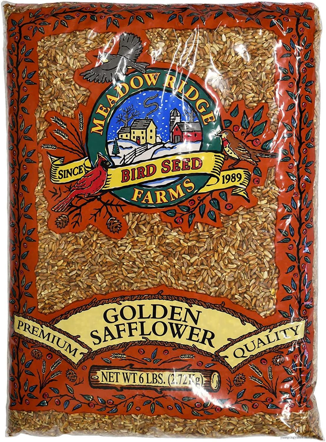 Golden Safflower Bird Seed, 6Pound Bag
