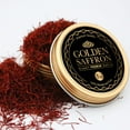 thumbnail image 1 of Golden Saffron, Pure Premium All Red Afghan Saffron Threads, Finest Grade A+ Super Negin, Non-GMO Verified (5 Grams), 1 of 5