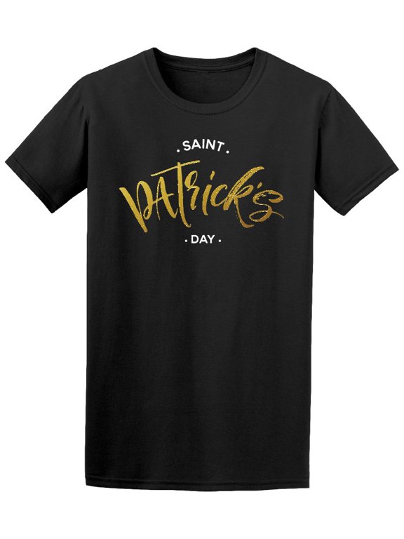 Golden Saint Patrick's T-Shirt Men -Image by Shutterstock, Male x-Large