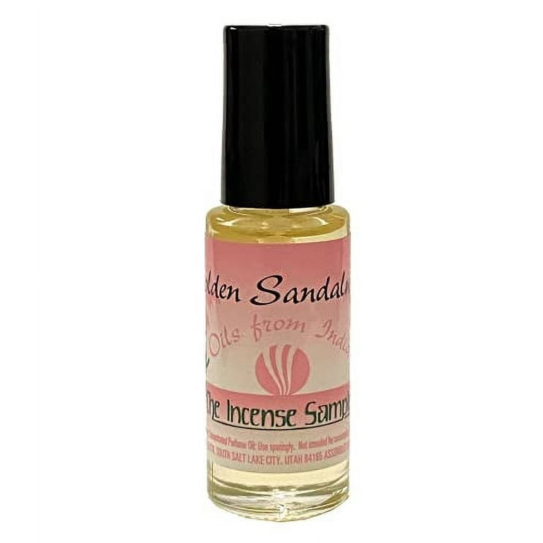 Golden Sandalwood Perfume Oil Oils from India 9.5ml with applicator Wand Sold Individually