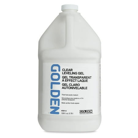 Golden Self-Leveling Clear Gel Medium - Gloss, 128 oz tub
