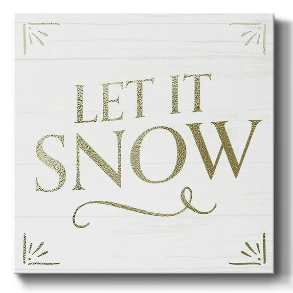 Golden Sentiments I- Gallery Wrapped Canvas