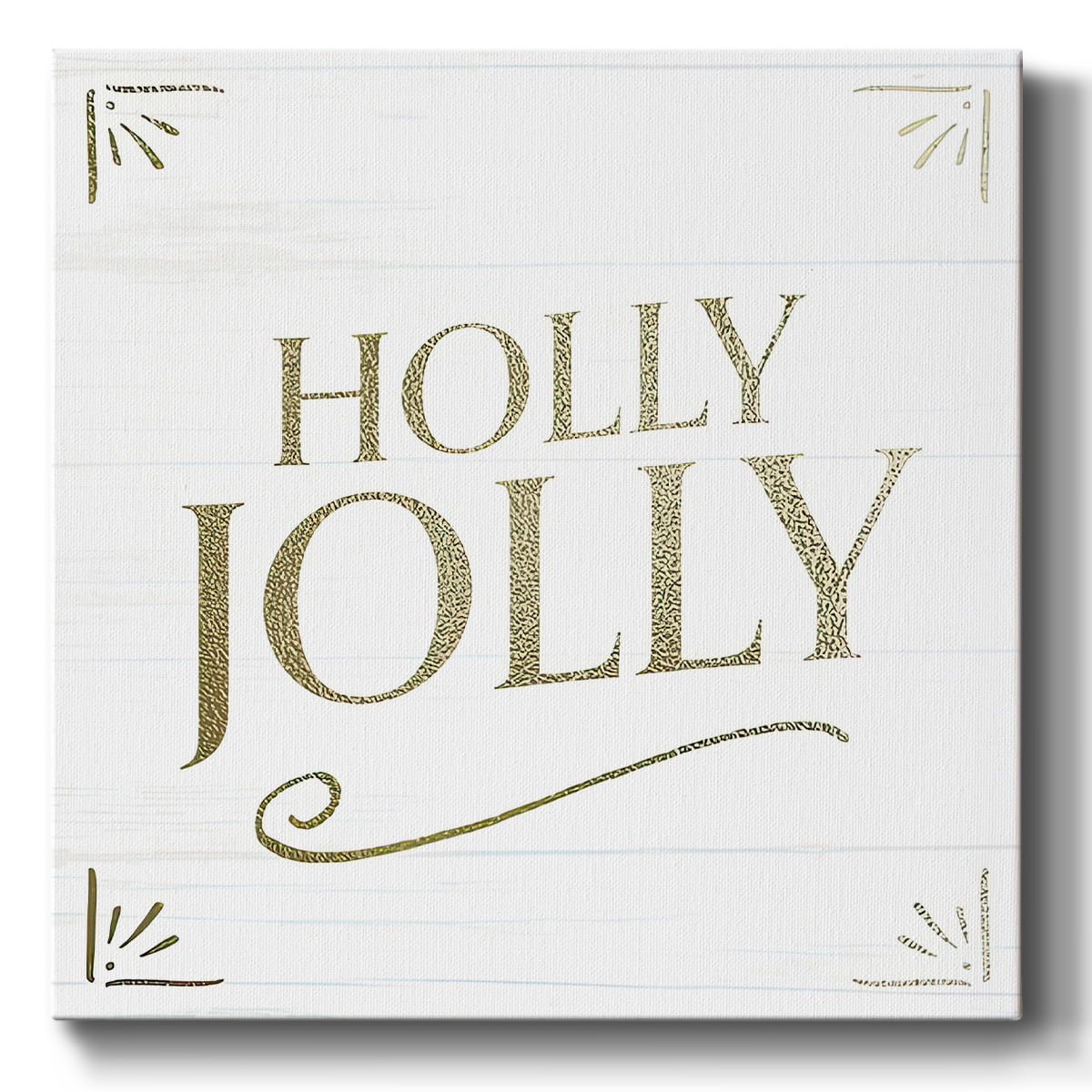 Golden Sentiments IV- Gallery Wrapped Canvas