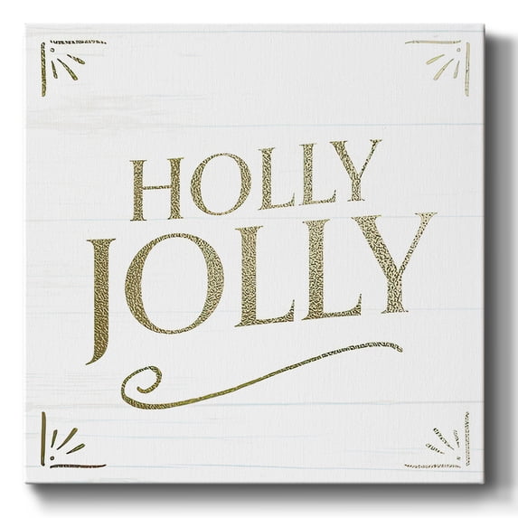 Golden Sentiments IV- Gallery Wrapped Canvas