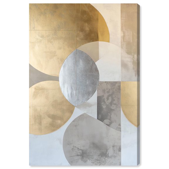 Golden Sequence I Canvas Textured Digital Art by Art Remedy, Gallery Wrapped, 36 x 54